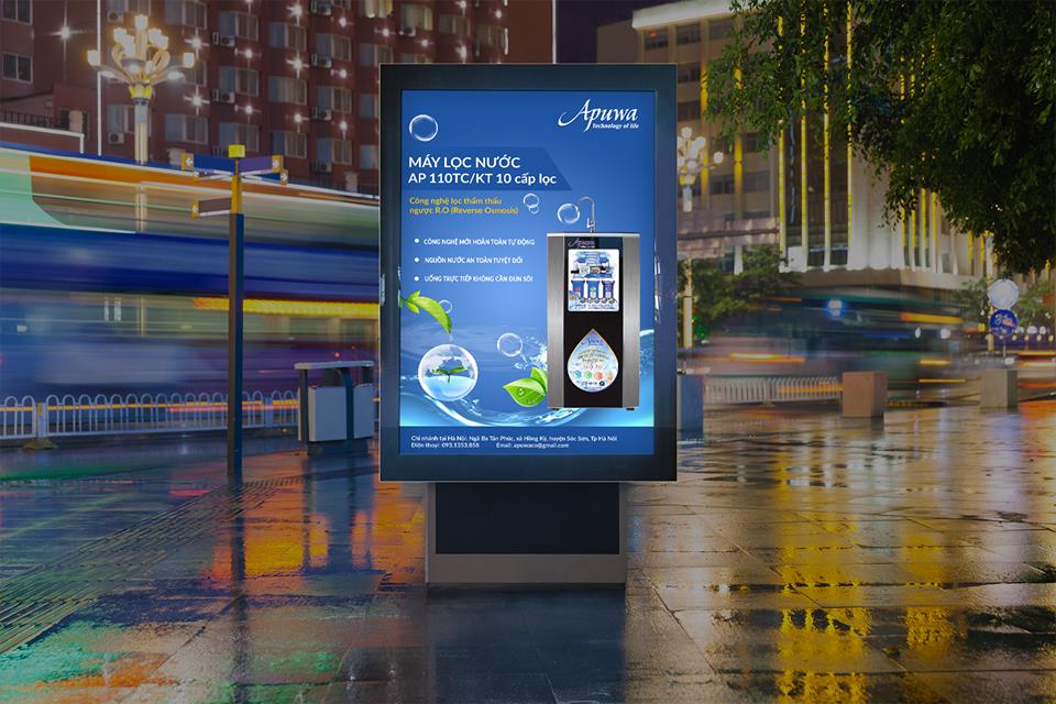 M&aacute;y lọc nước Apuwa 10 cấp lọc